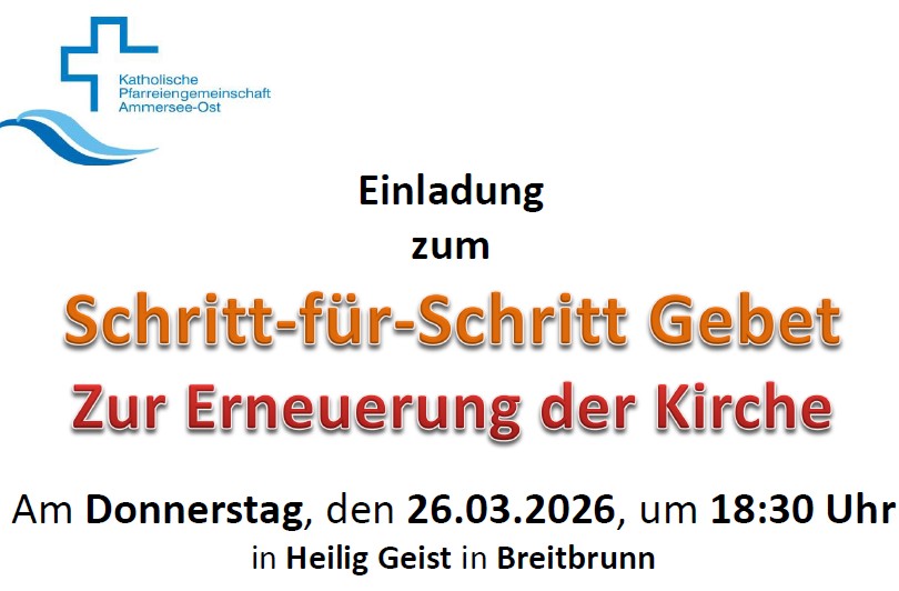 Schritt-für-Schritt-Gebet
